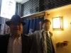 写真は、8時前から11時前までの長居で気持よく舌腹満点の酔客ふたり。宮崎では夢にも味わえない至福の酒肴と握り。ミシュランを獲得したい一心にワインに合うアレンジに奔り過ぎる昨今
