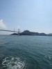 方面を望む関門海峡です。ある合唱団グループが門司側と下関側で声が届くように競演するという・・・ドキュメント番組をみたことがありますが、確かに静かな夜などはそれも可能なほど