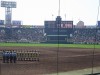 ネット裏の横の座席に居た観客が、「これでよくも甲子園に来れたもんだ」の酷評。隣で応援するのも恥ずかしい思いであった。それでも我が田舎の名門校・富島高校球児の栄えある雄姿を