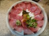 最近は近海物の魚もあまり獲れないので、居酒屋に並ぶ魚種や数も貧弱傾向にあるが、我が「一八」は奮闘努力していいものを確保してくれるから、有難い。今後は今まで雑魚と言われてい