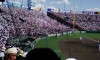 2年生の時、背番号15で出場。一回戦は群馬の「桐生第一」に勝利した。写真は試合中の満席のスタンド。今回で甲子園の楽しみ方や勝手を大分会得できた。次回から、少なくとも数日は観戦