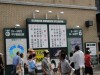 14日の火曜日、7時前の便で大阪へ。食事は北区の天神橋アーケード。程良くほろ酔い加減でホテルへ。翌朝は7時にホテルを出て甲子園へまっしぐら。8時前に到着したが、バックネット裏(中
