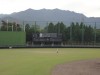 日章のエース、冨安(筑邦西中出身)は8回からの登板。前日、準決勝の高鍋戦で8対1の7回完投コールド勝ちしている注目の右の剛腕投手である。流石になかなかの速球であった。両チームは今
